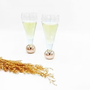Clinq Stemless Champagne Glasses (Boxed Pair)