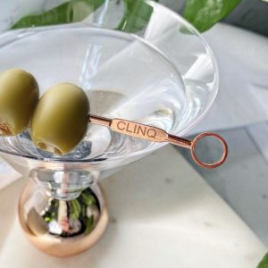 Clinq Copper Cocktail Picks (Boxed x 4)